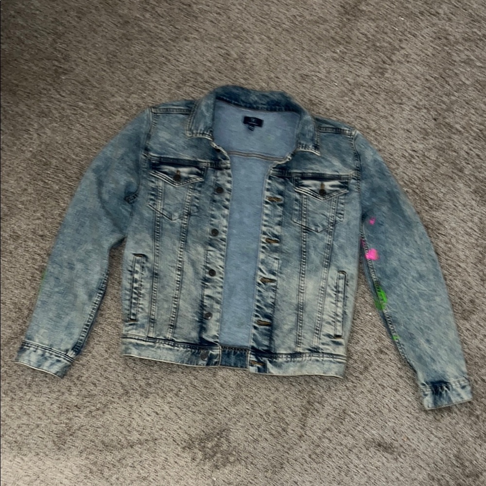George Blue Lightweight Shirt Jacket Vintage Style